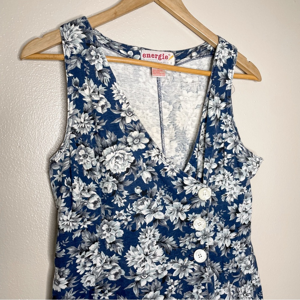 Vintage 90’s Cotton Floral Romper, medium - Picture 4 of 9